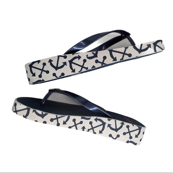 NWT Brighton Ahoy Anchor Thong Sandals - Picture 6 of 8